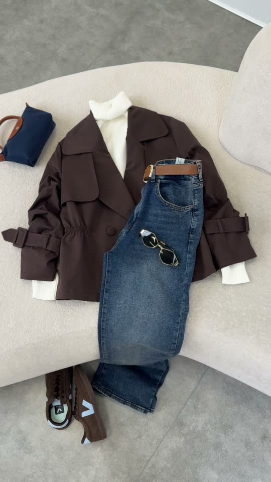 ترنچ کت کمرکش  N00152