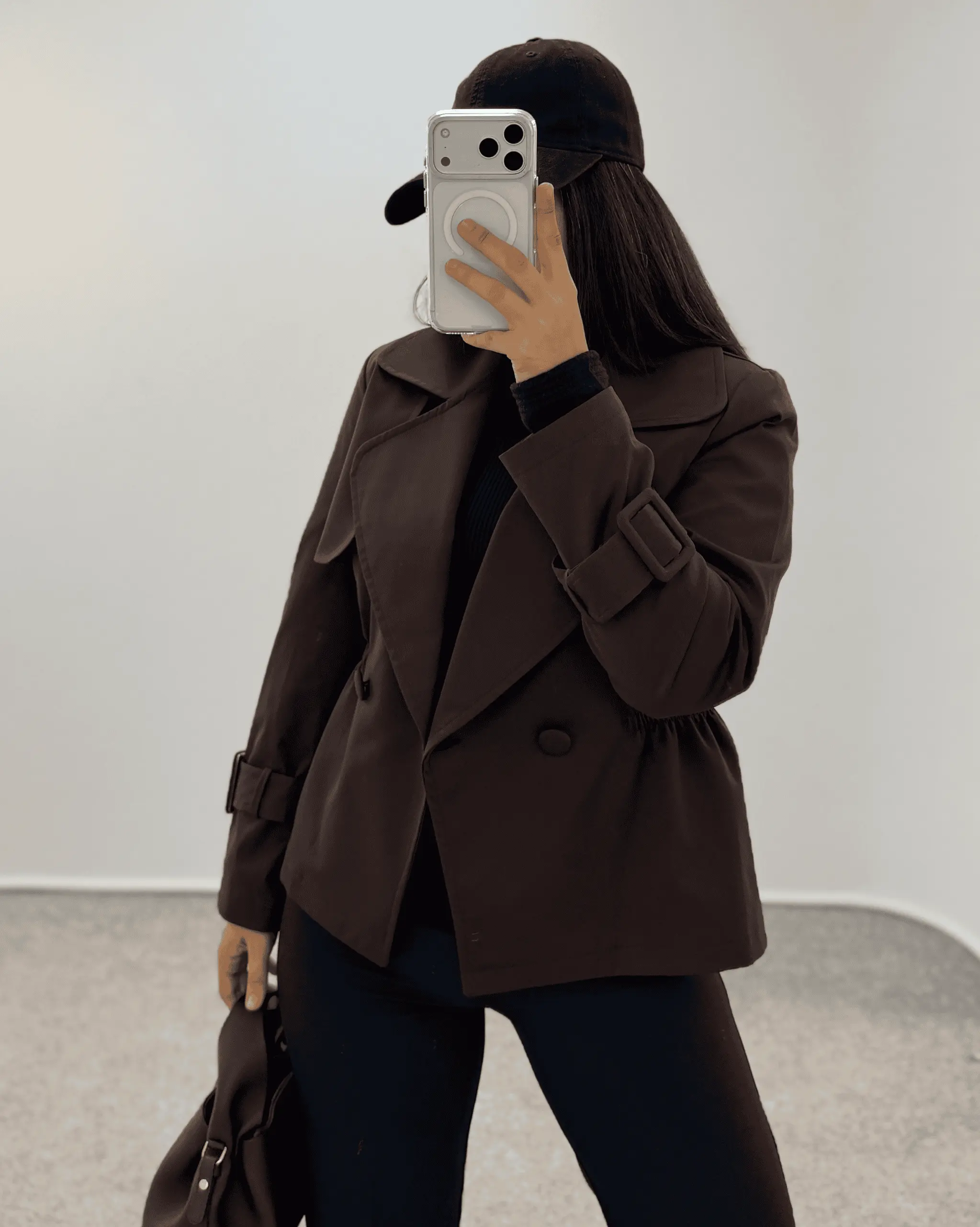ترنچ کت کمرکش N00152
