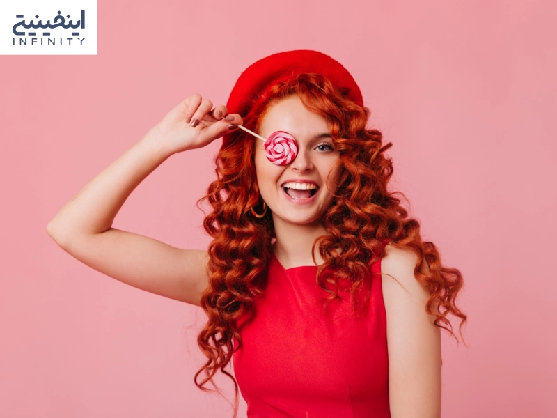 رنگ مو قرمز