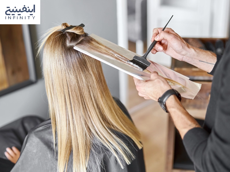 رنگ کردن مو در پریودی