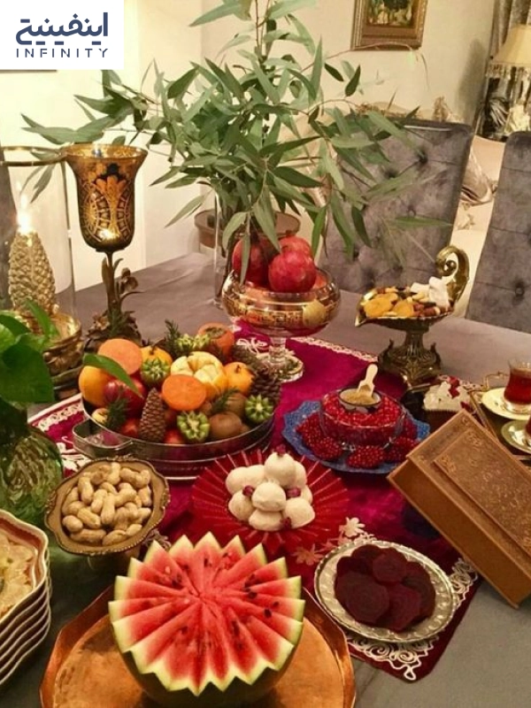 تزیین خوراکی شب یلدا