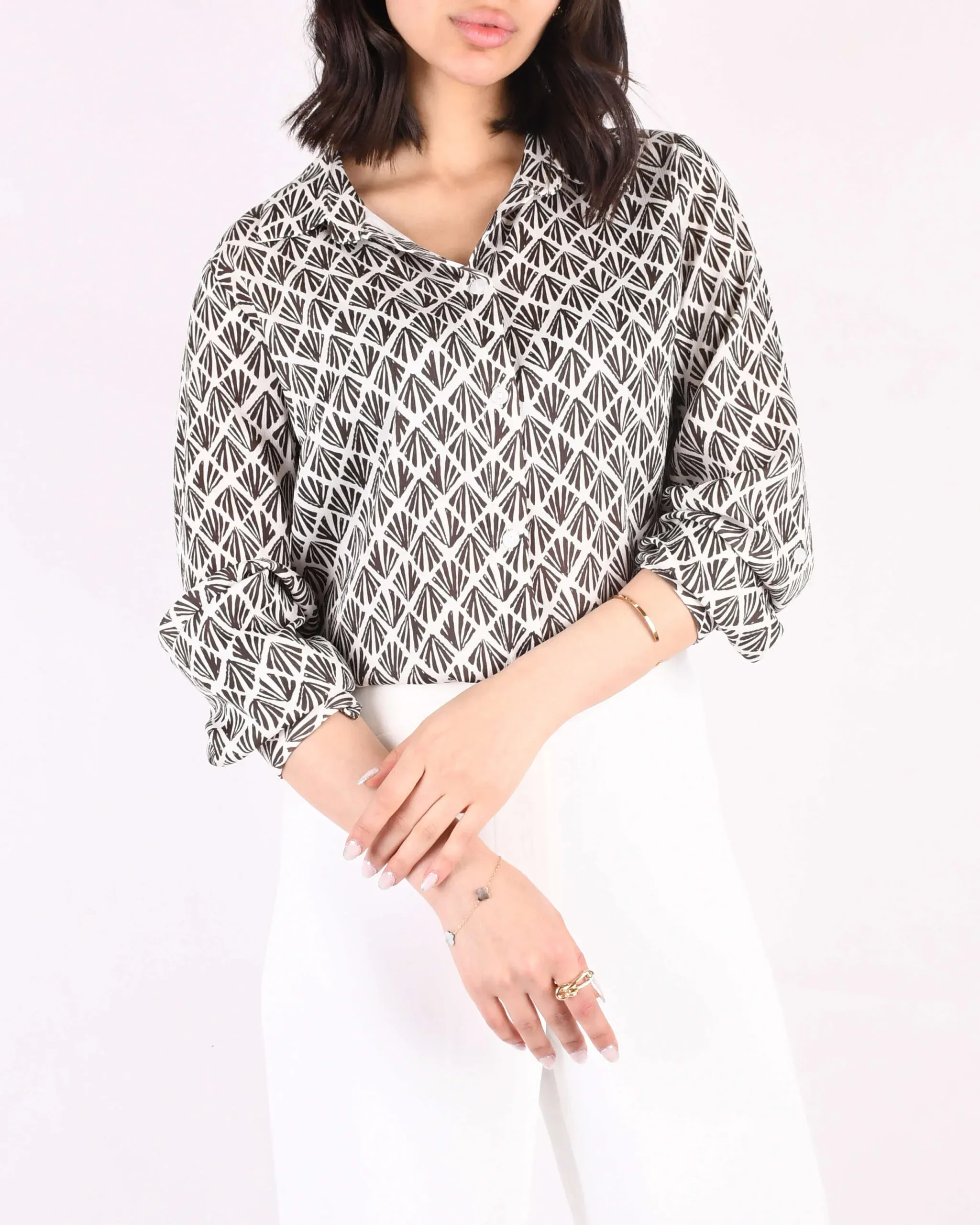 شومیز طرحدار G0029