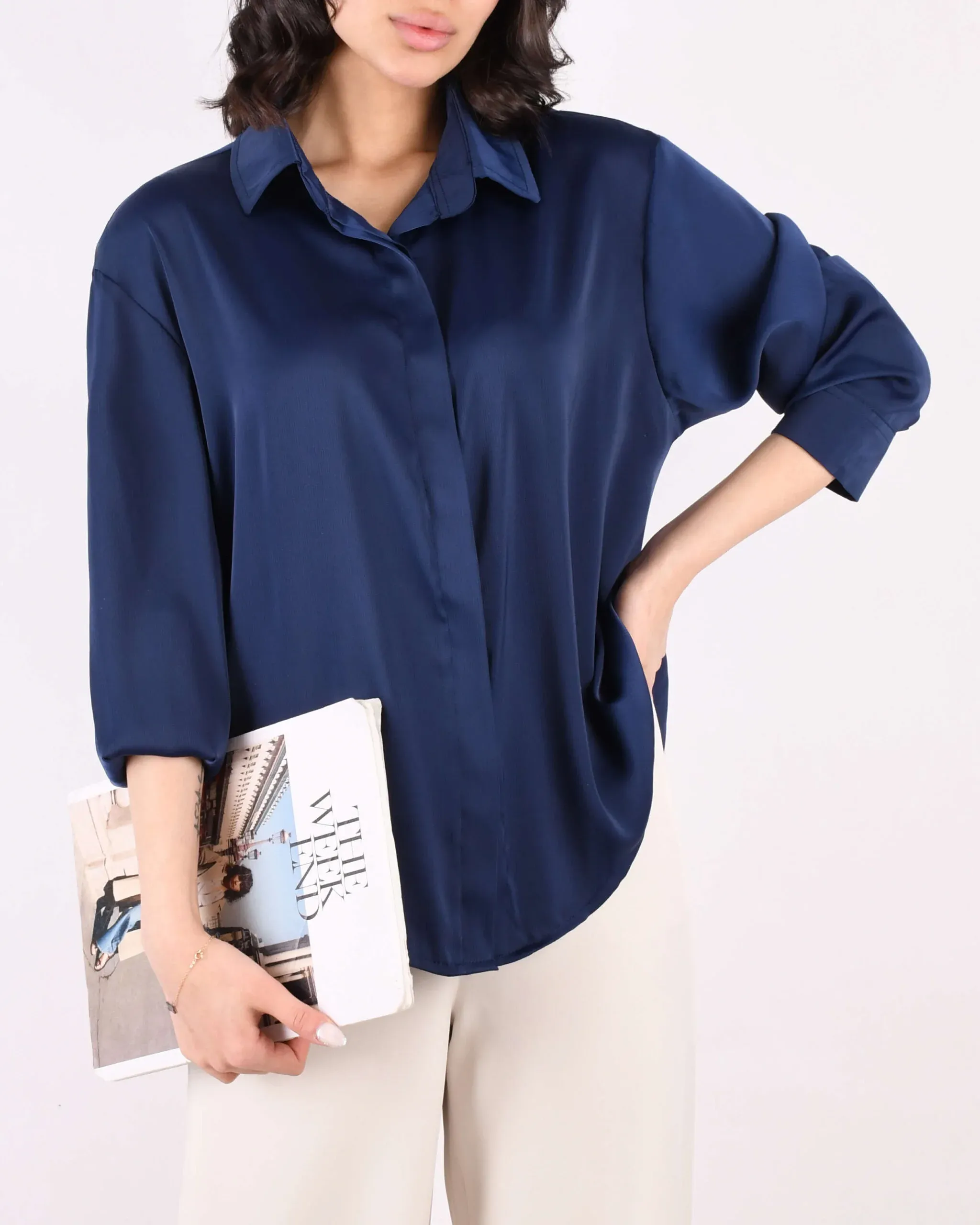 شومیز ساتن G0096