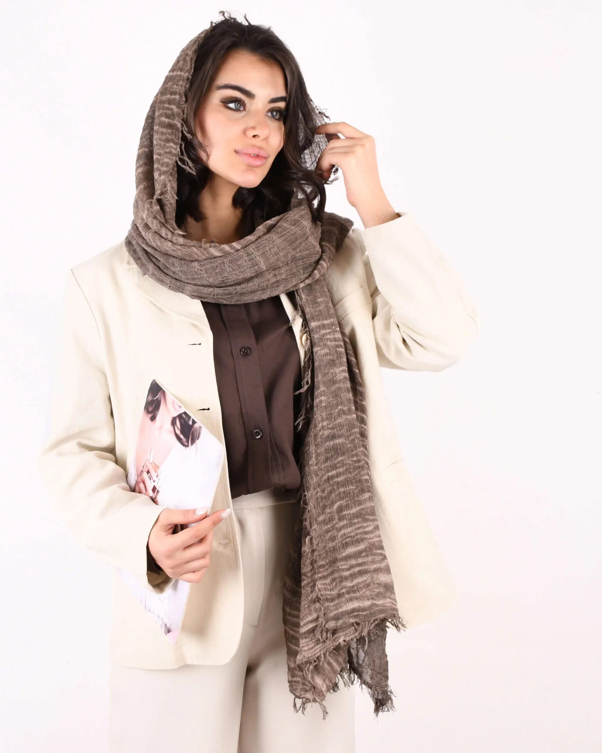 شال لینن مدیچی S00874