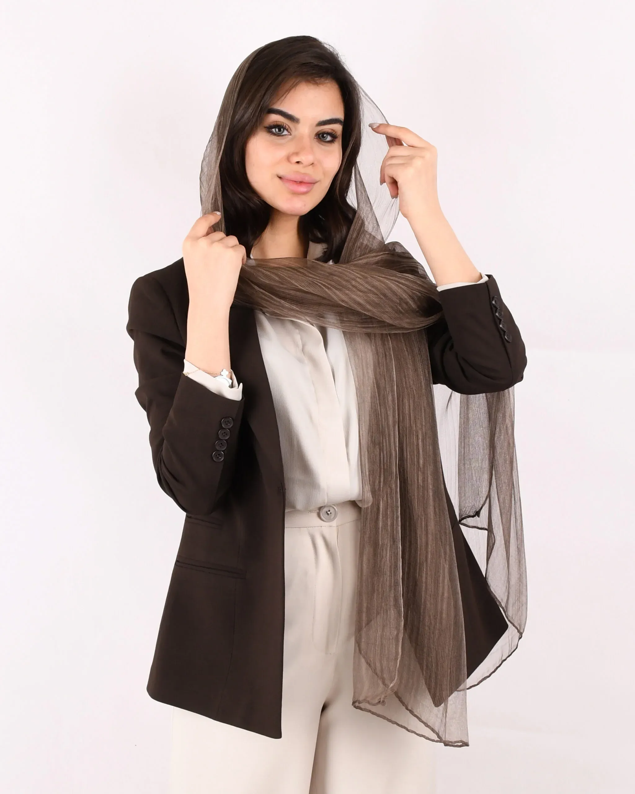 شال سیلک ابریشم مادام S00872