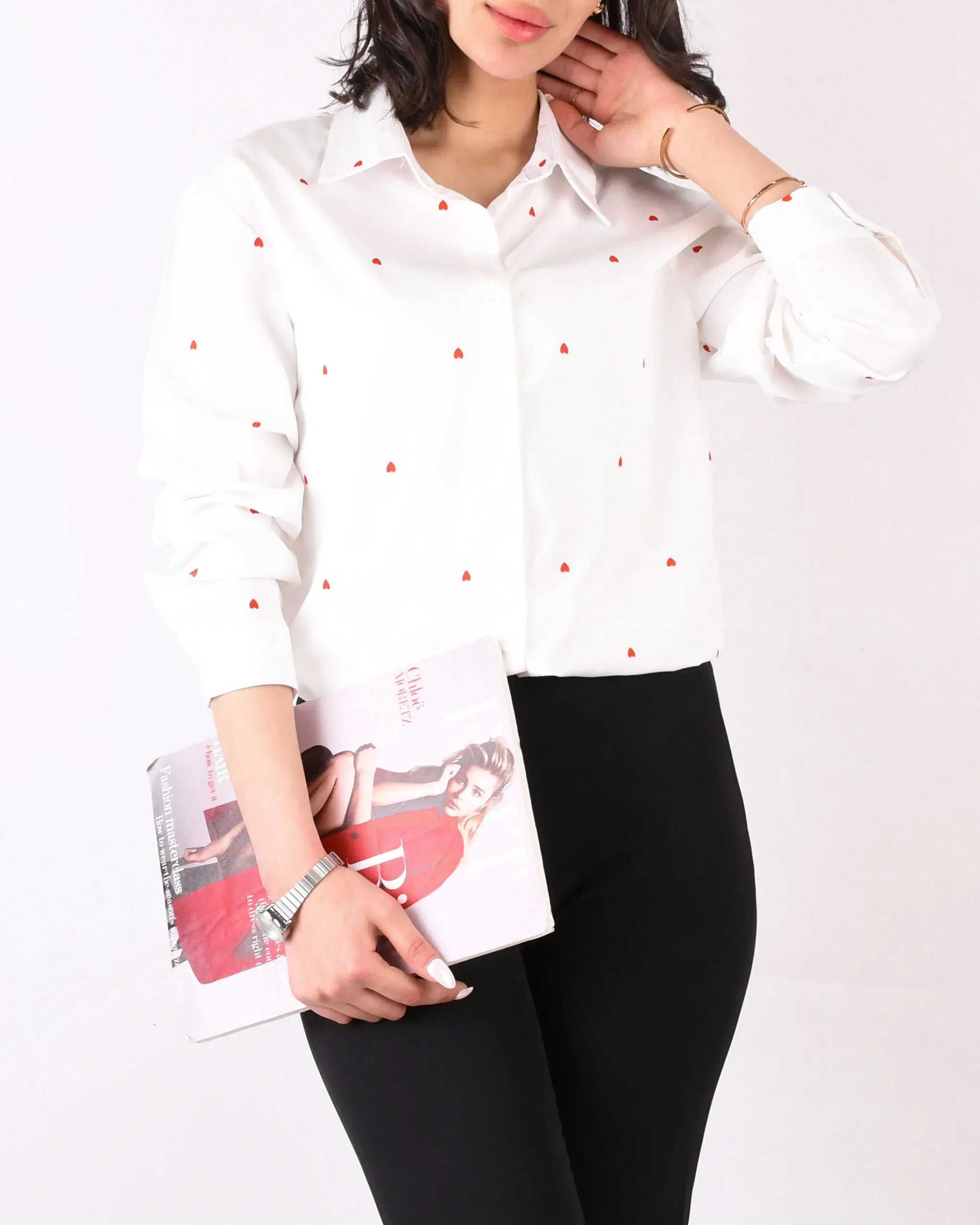شومیز قلبی G00227