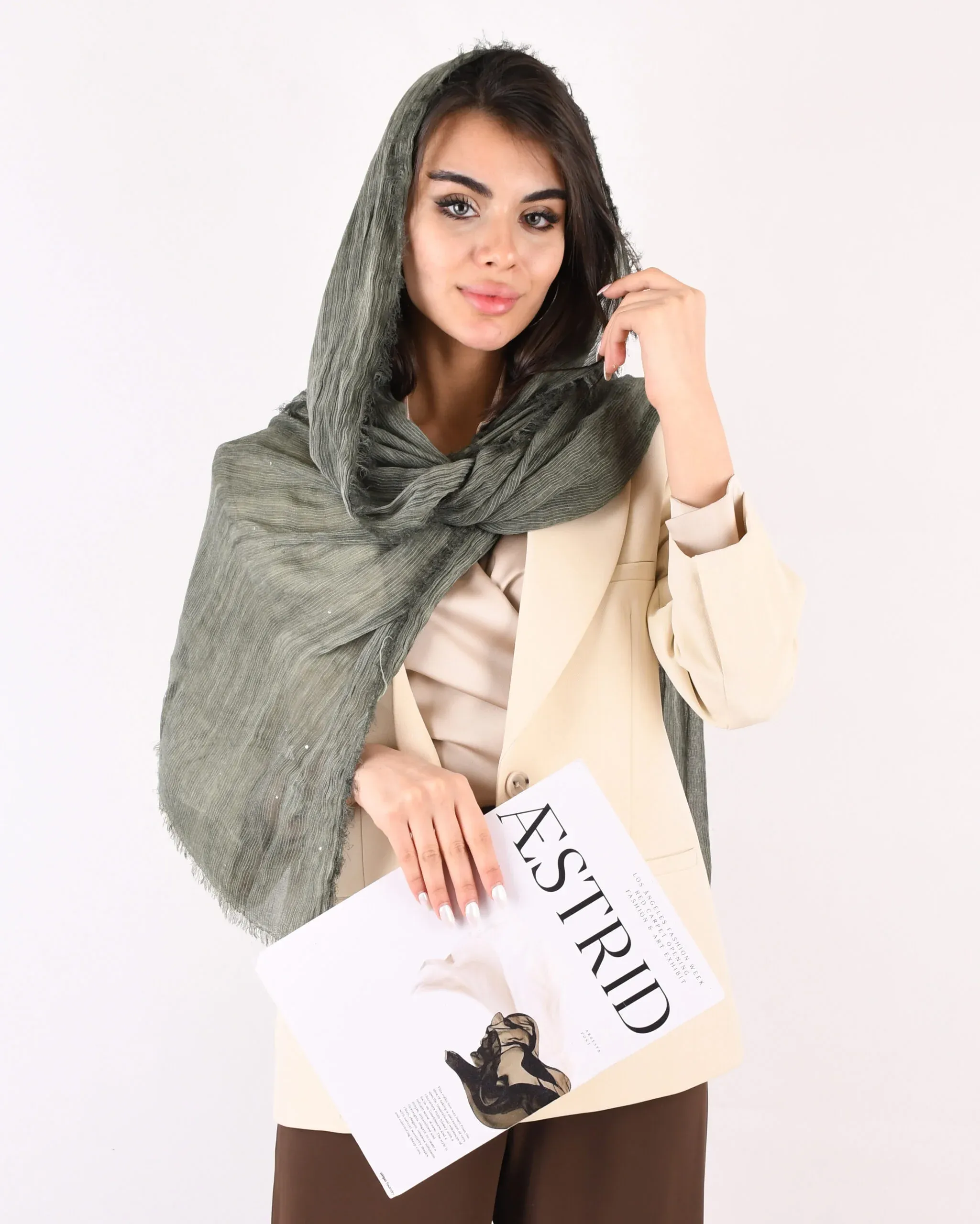 شال پولکی مادام S00890