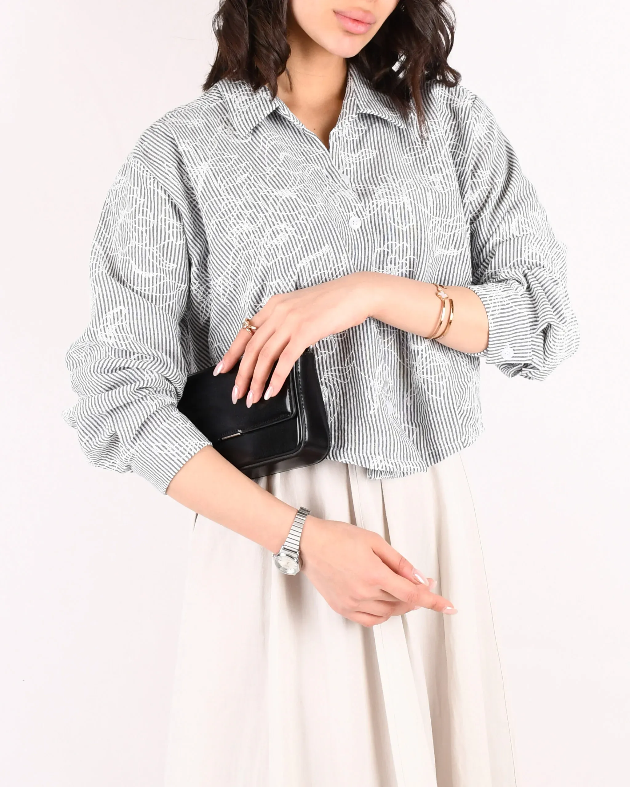 شومیز طرح دار G00189