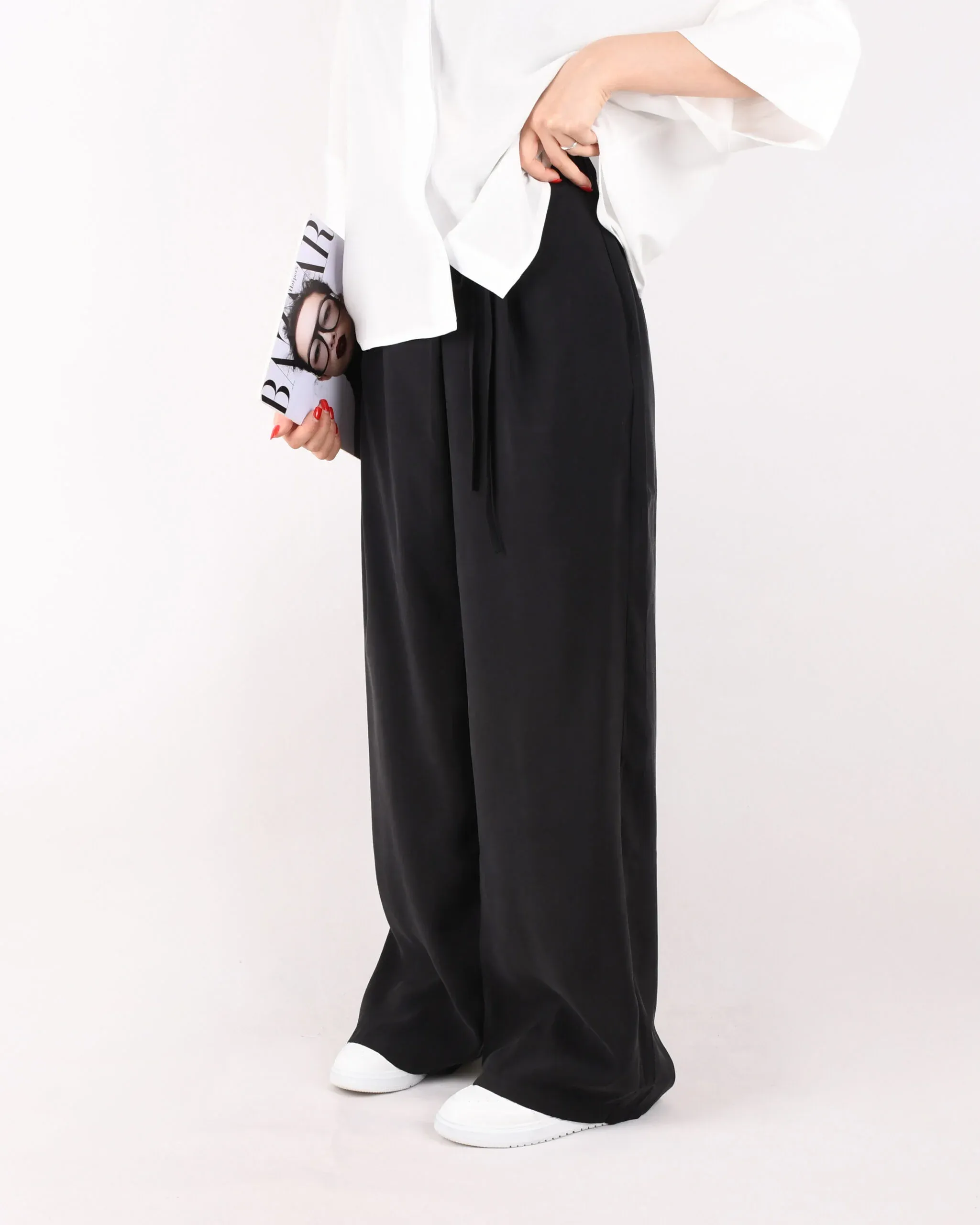 شلوار جلو گره G00521
