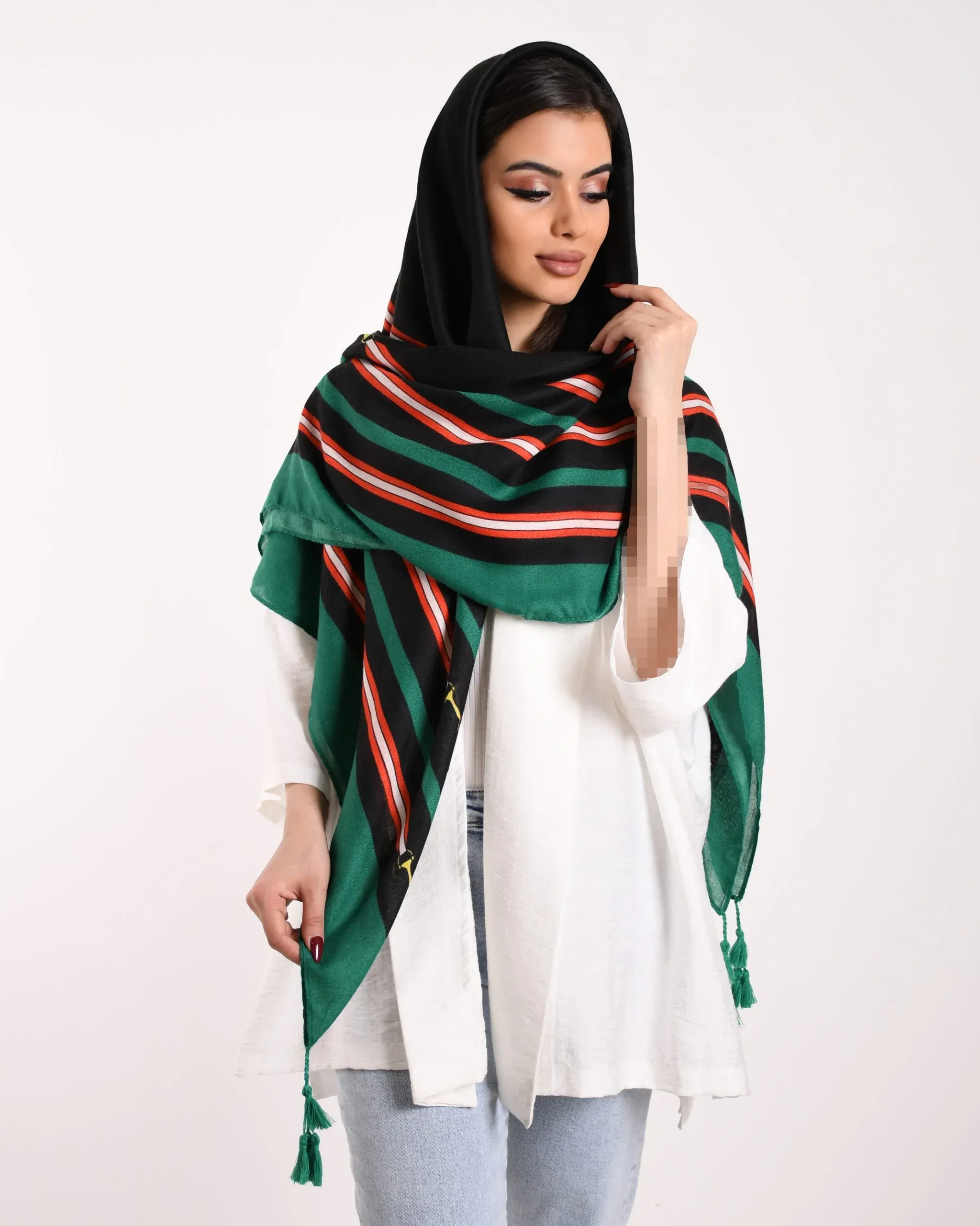روسری طرحدار S00302