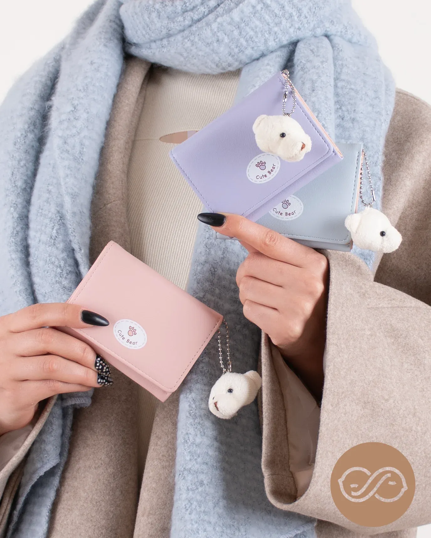 کیف پول  cute bearB00130