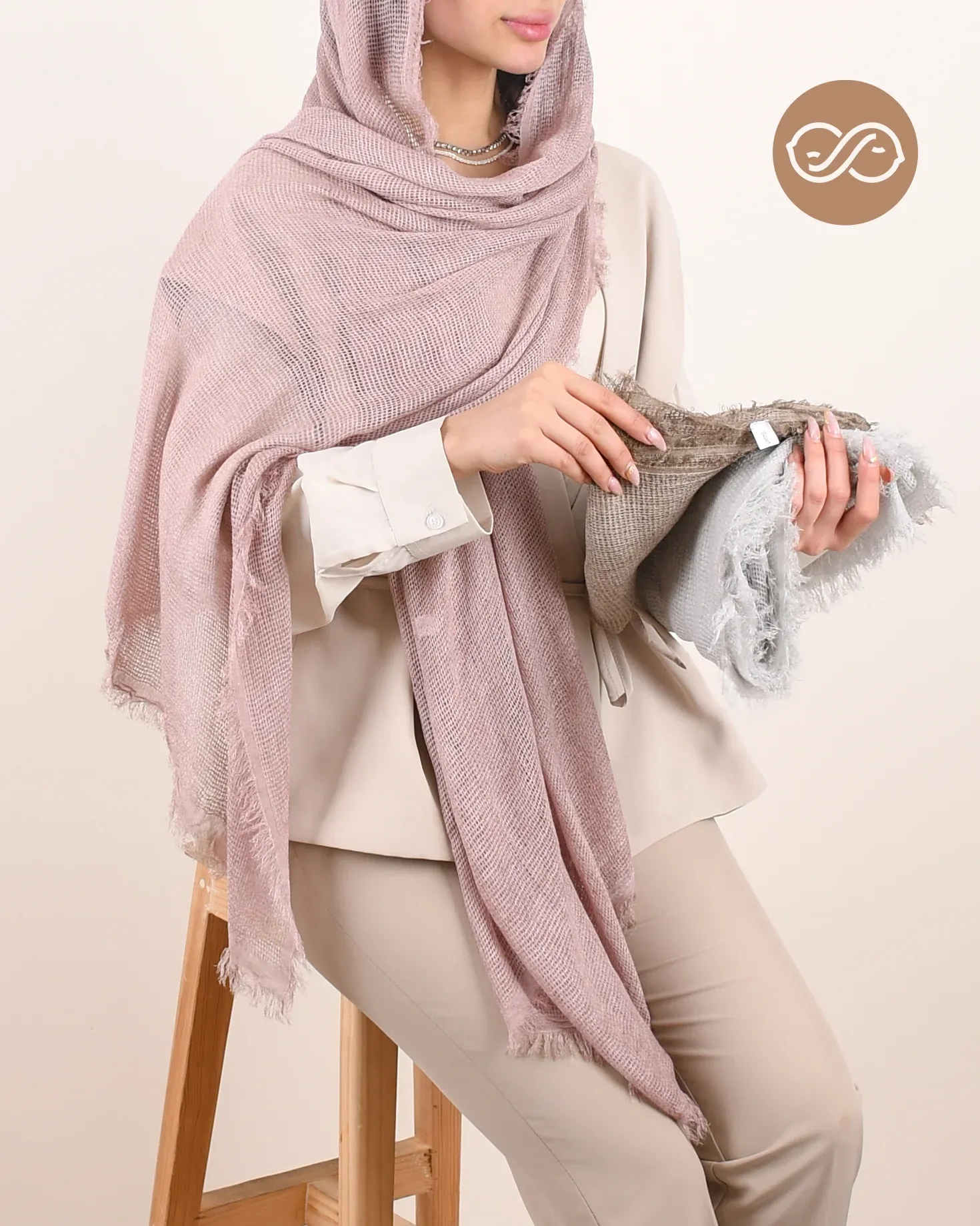 شال کنفی زنبوری S00565