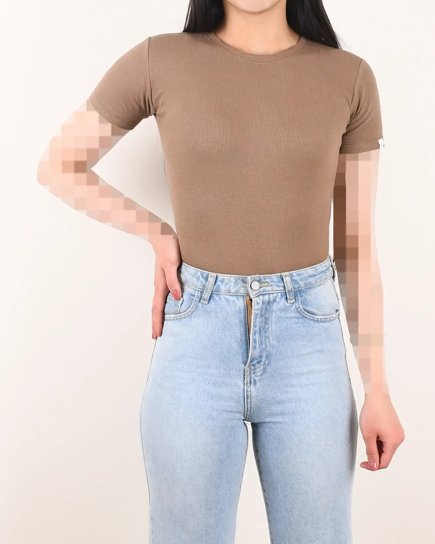 بادی یقه گرد D00116
