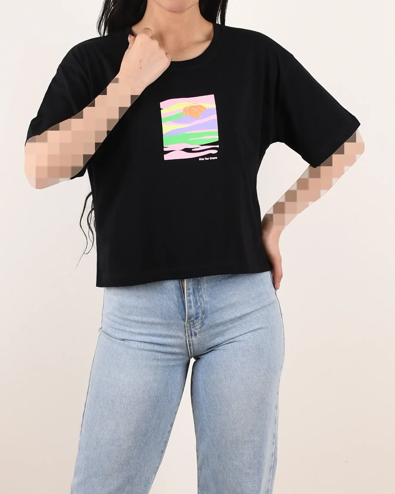 تیشرت کراپ D00175