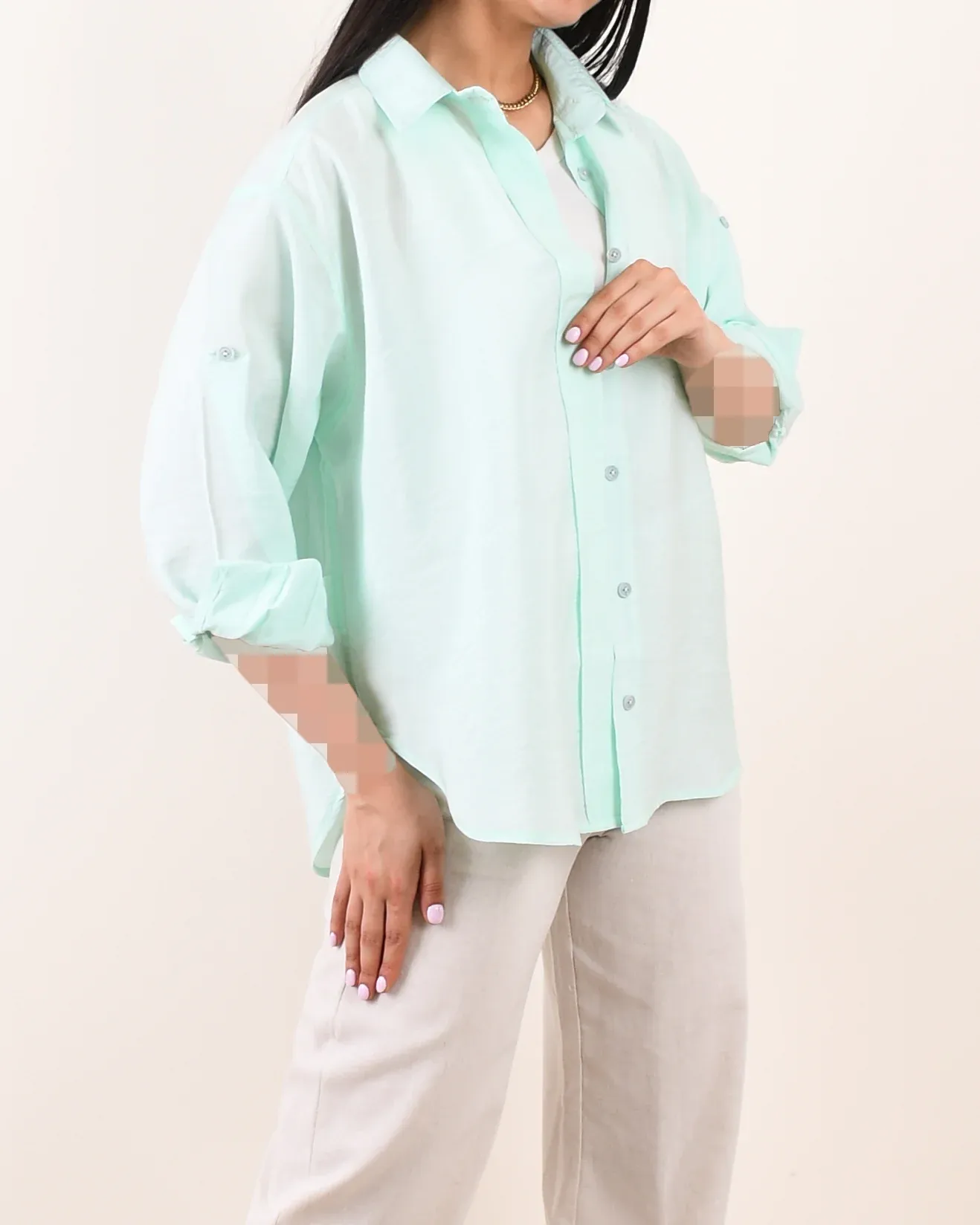 شومیز جلو کوک C00475