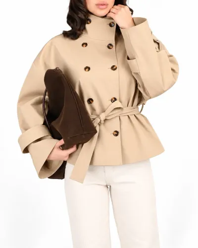 ترنچ کت برشکا N00240