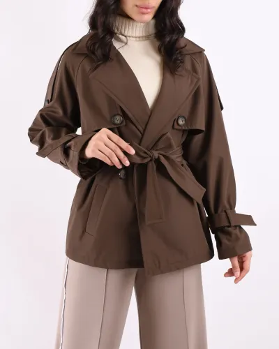ترنچ کت ژیله دار سانتانا L 00119