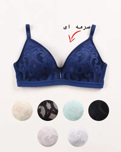سوتین دانتل جلو نگین y 0024