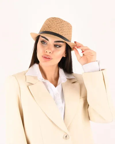کلاه شاپو حصیری s 00952