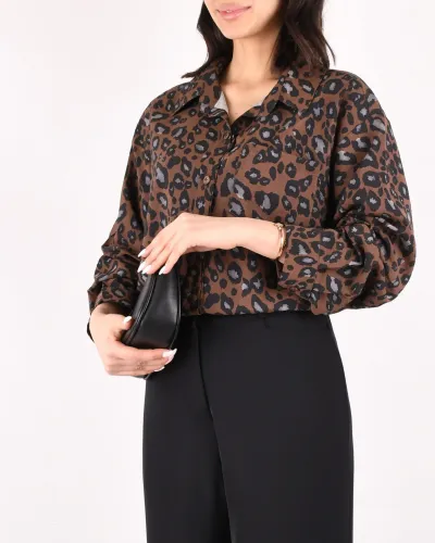 شومیز پلنگی G 00503