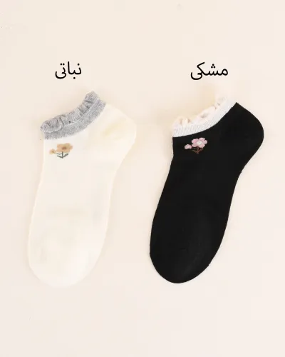 جوراب گلی Y 00433