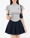 بافت استين كوتاه N0064    POLO
