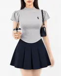 بافت استين كوتاه N0064    POLO