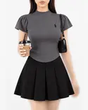 بافت استين كوتاه N0064    POLO
