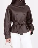 کت چرم لیا   W00295