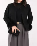 کت موهر آستین خز N00265