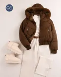 کاپشن پافر شو N00241