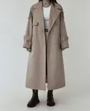 ترنچ کت  N00158    AURA 