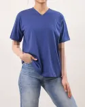تیشرت یقه هفت C00571 - 1