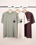 تیشرت پلنگ صورتی C00578 - 7