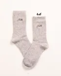 جوراب ساقدار پشمی 000684 - 3