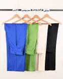 شلوار بگ ساتن c00627 - 9