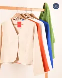 کت ساتن زارا C00630 - 9