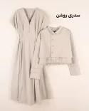 ست دو تیکه پیراهن-کت L0041 - 14