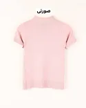 بلوز بافت آستین کوتاه L0029 - 11