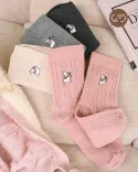 جوراب گلدوزی (RABBIT )000798