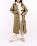 ترنچ کت بلند شش دکمه L0087