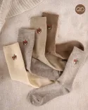 جوراب گلدوزی تدی 000799