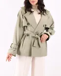 ترنچ کت ژیله دار سانتانا L00119 - 5