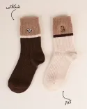 جوراب گلدوزی 000802 - 2