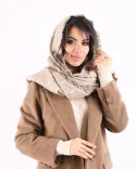 شال کنفی راه راه S00754 - 1