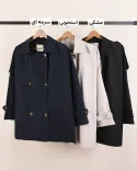ترنچ کت ژیله دار L00189 - 1