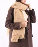 شال چهارخونه موهر S00784 - 4