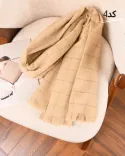 شال چهارخونه موهر S00784 - 8