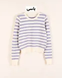 بلوز بافت راه راه L0011 - 5