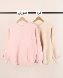 پلیور آستین گلدار L00221 - 1